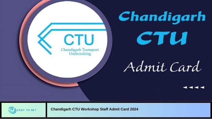 Chandigarh CTU Workshop Staff Admit Card