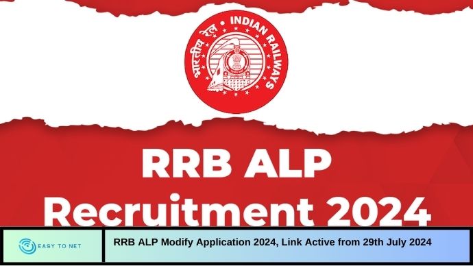 RRB ALP Modify Application
